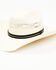 Image #1 - Peter Grimm Straw Cowboy Hat, White, hi-res