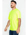 Image #4 - Hawx Men's Short Sleeve Color-Enhanced Cooling Work Tee, Yellow, hi-res