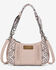 Image #1 - Wrangler Women's Braided Paisley Bandana Shoulder Bag, Pink, hi-res