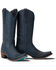 Image #1 - Lane Women's Emma Jane Tall Western Boots - Snip Toe, Navy, hi-res