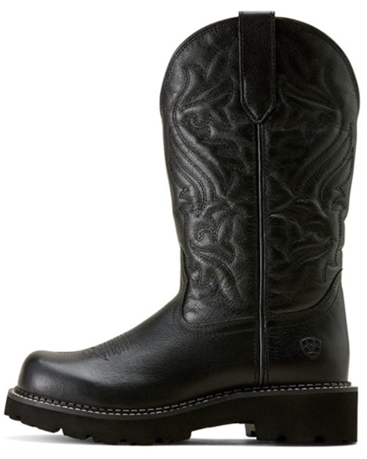 Image #2 - Ariat Women's Fatbaby Dawn Performance Western Boots - Round Toe, Black, hi-res