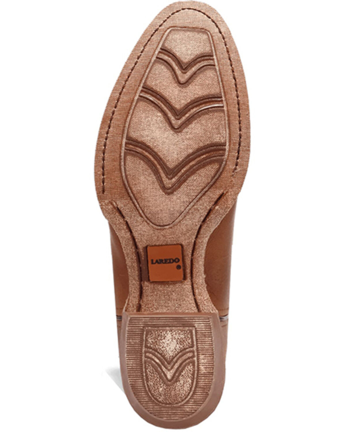Image #7 - Laredo Men's Novak Western Boots - Round Toe, Tan, hi-res