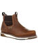 Georgia Boot Men's Waterproof Chelsea Work Boots - Steel Toe, Brown, hi-res