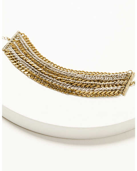 Shyanne Women's Sierra Winter Multi Chain Bracelet , Gold, hi-res