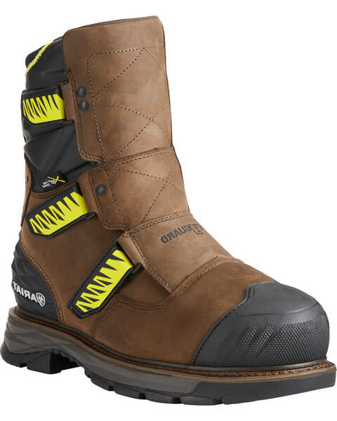 Ariat Men's Catalyst VX Met Guard H20 Work Boots - Composite Toe, Brown, hi-res