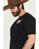 Image #3 - Cowboy Hardware Men's God & Country Short Sleeve Graphic T-Shirt, Black, hi-res