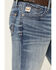 Image #3 - Cinch Men's Boot Barn Exclusive Ian Medium Stonewash Performance Slim Bootcut Jeans, , hi-res