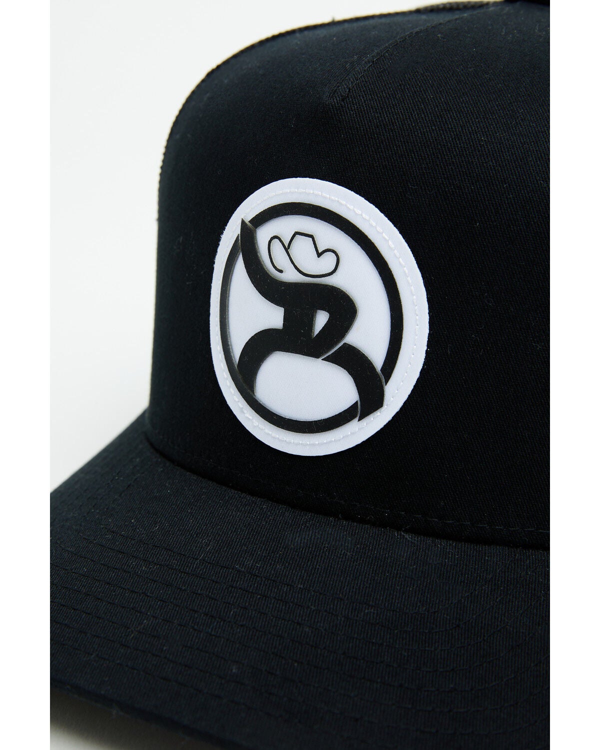 Image #2 - Hooey Boys' Roughy 2.0 Trucker Cap, Black, hi-res