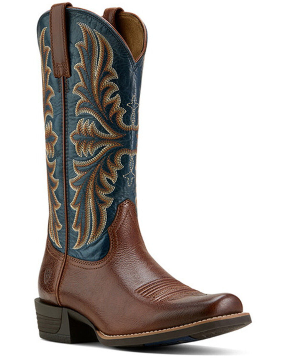 Image #1 - Ariat Men's Hustler Tall Western Boots - Square Toe, Brown, hi-res