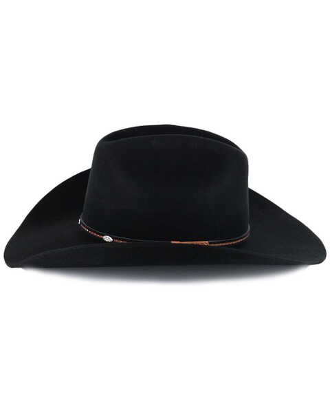 Cody James Men's Lamarie 3X Wool Felt Cowboy Hat, Black, hi-res