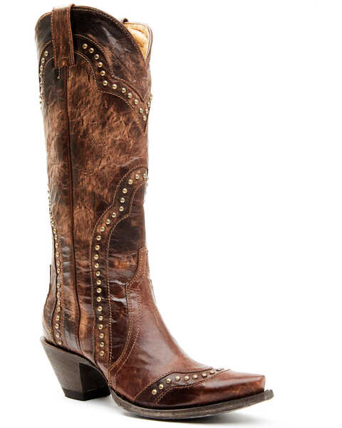Idyllwind Women's Rite-Away Brown Western Boots - Snip Toe, Brown, hi-res