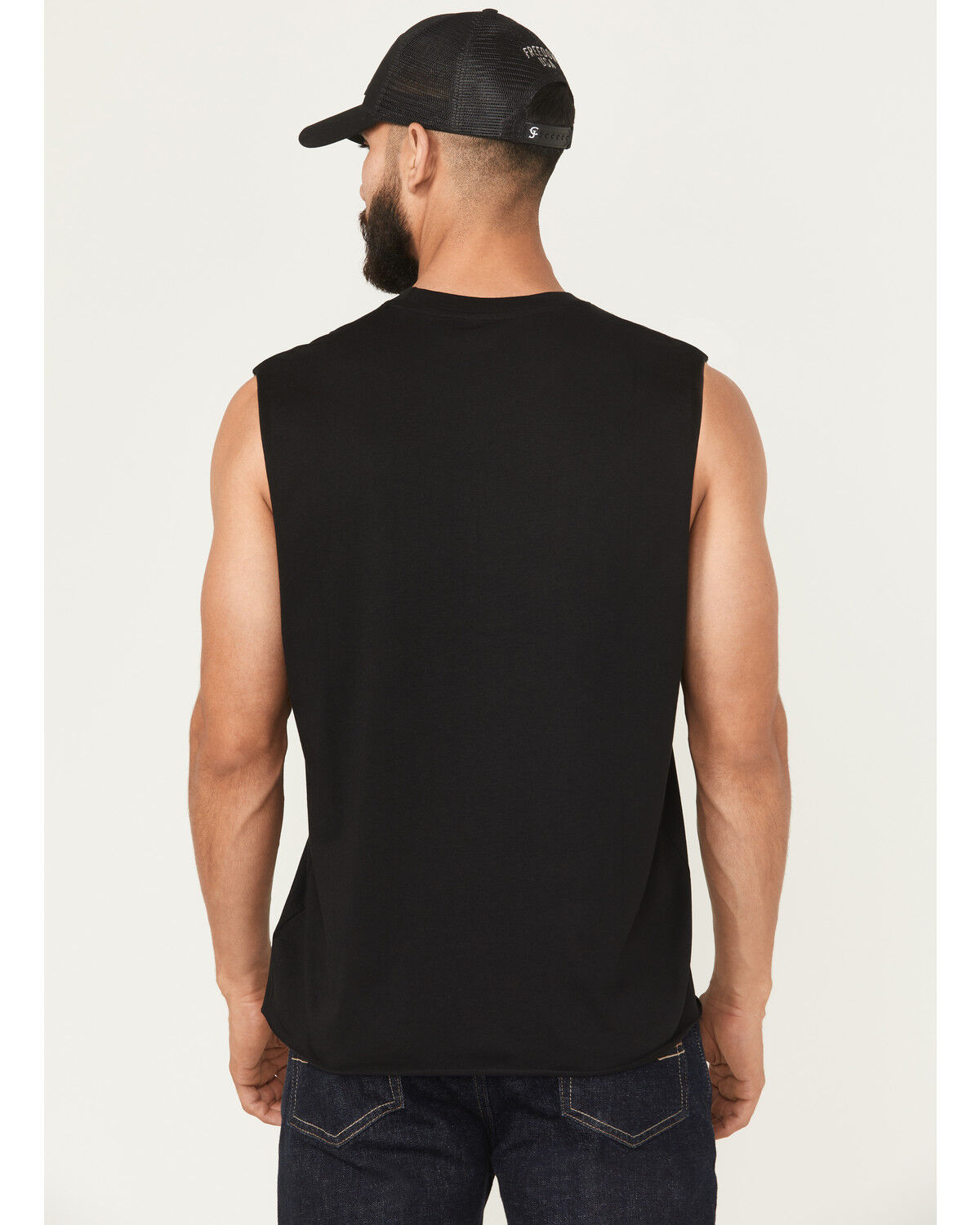 Image #4 - Brixton Men's Keller Eagle Muscle Tank, Black, hi-res