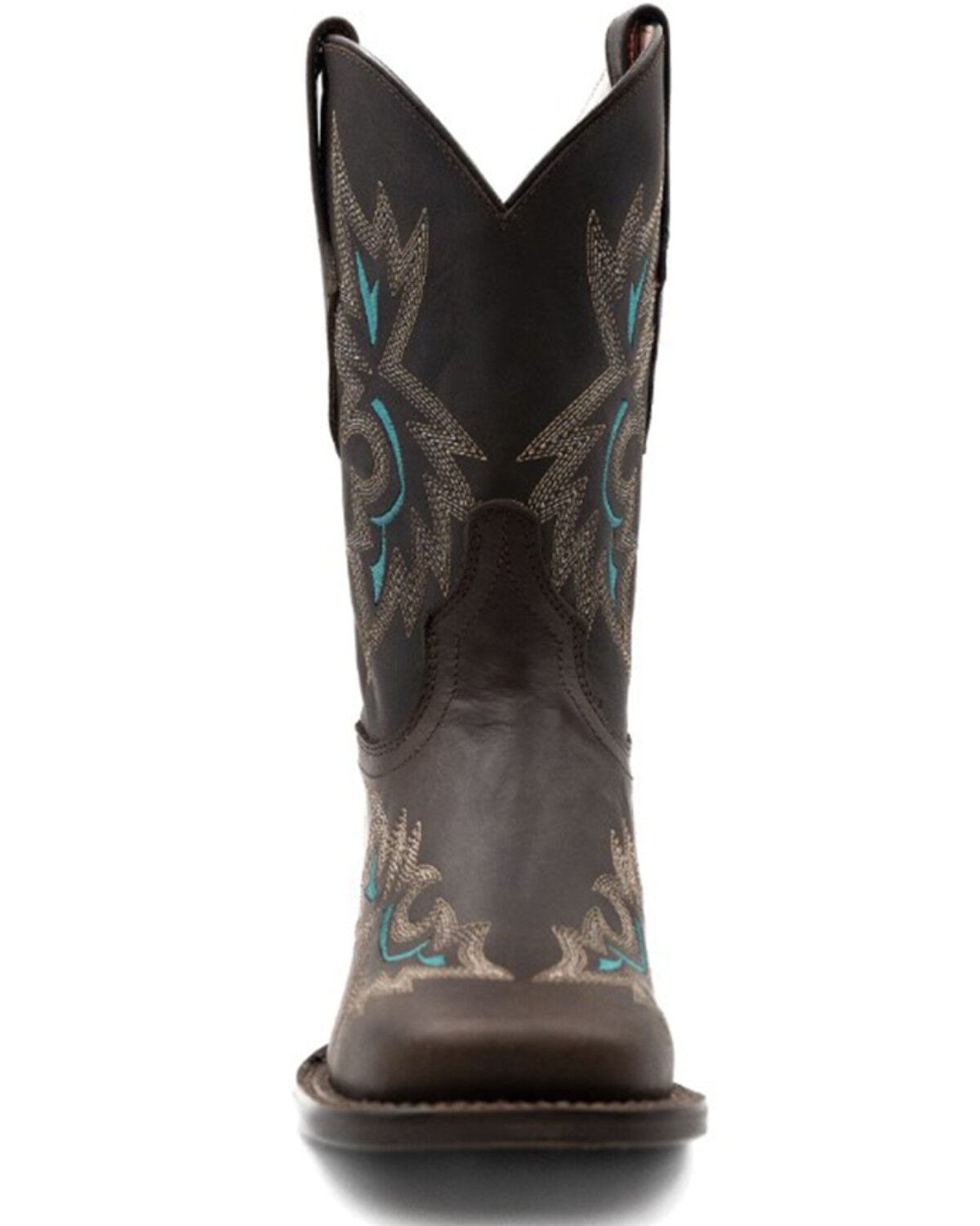 Image #4 - Ferrini Women's Betsy Western Boots - Broad Square Toe, Brown, hi-res