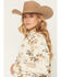Image #2 - Shyanne Women's Floral Print Sherpa Jacket, Cream, hi-res
