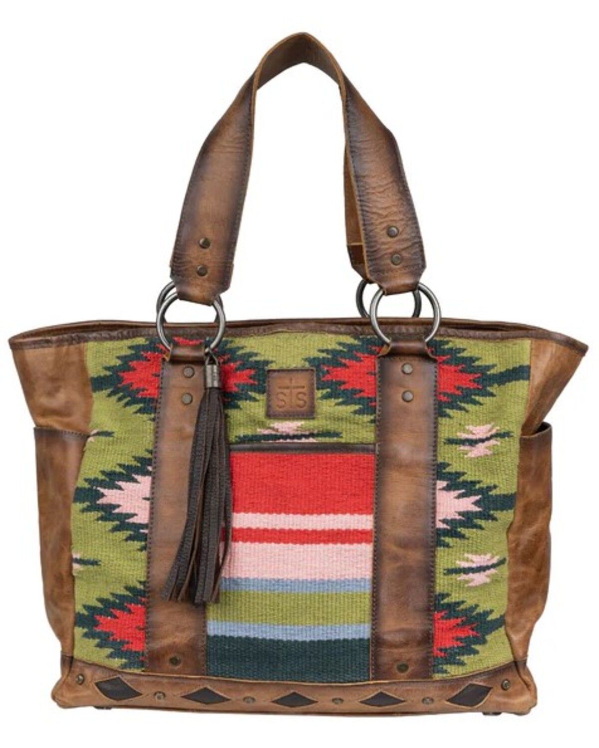 Image #1 - STS Ranchwear By Carroll Women's Baja Dreams Large Tote Bag, Rust Copper, hi-res