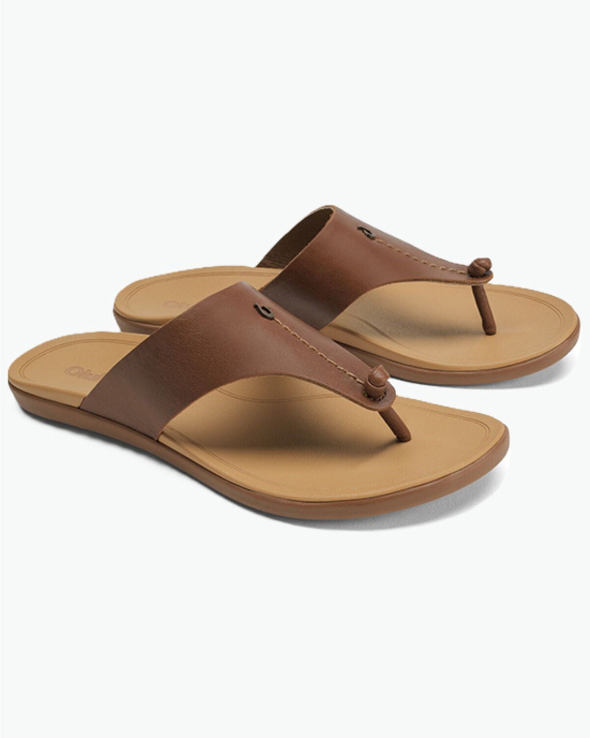 OluKai Women's Ho&lsquo;ōpio Mele Sandals, Brown, hi-res