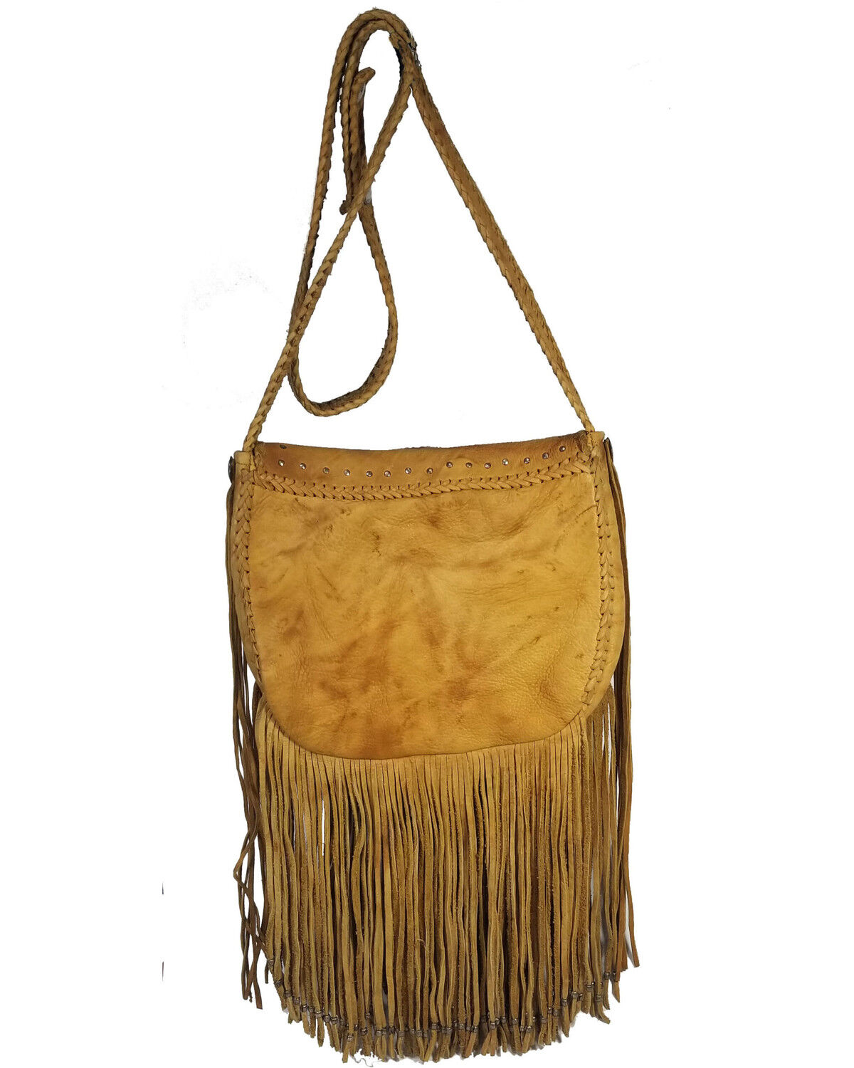Image #2 - Kobler Leather Women's Concho and Flutted Beads Bag, , hi-res