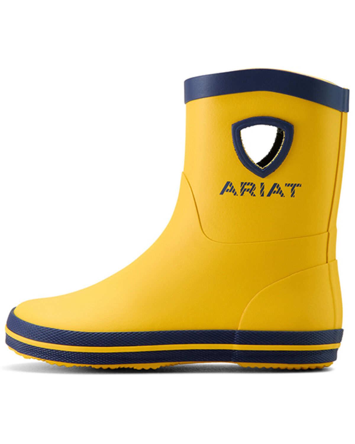 Image #2 - Ariat Boys' Kelmarsh Waterproof Rubber Boots - Round Toe, Yellow, hi-res