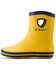 Image #2 - Ariat Boys' Kelmarsh Waterproof Rubber Boots - Round Toe, Yellow, hi-res