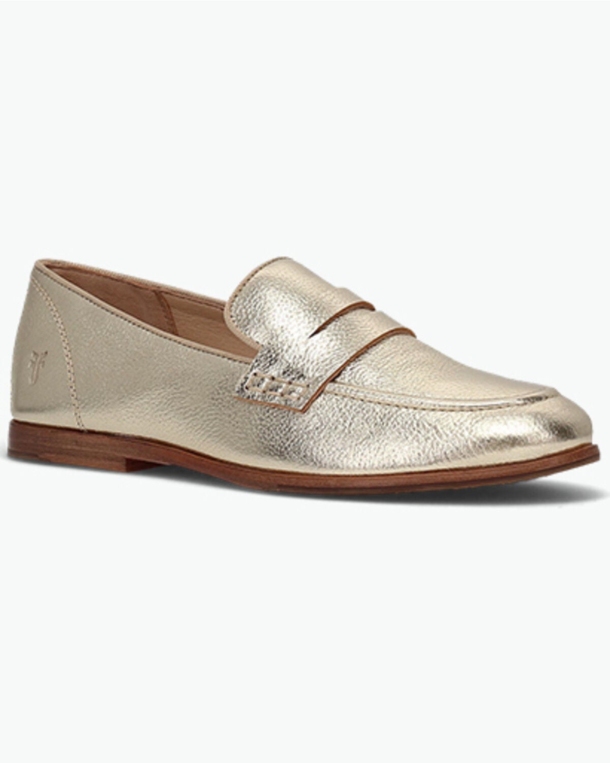 Image #1 - Frye Women's Faith Loafers, Gold, hi-res