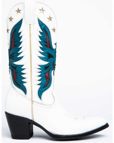 Image #2 - Idyllwind Women's Viceroy Western Boots - Medium Toe, White, hi-res