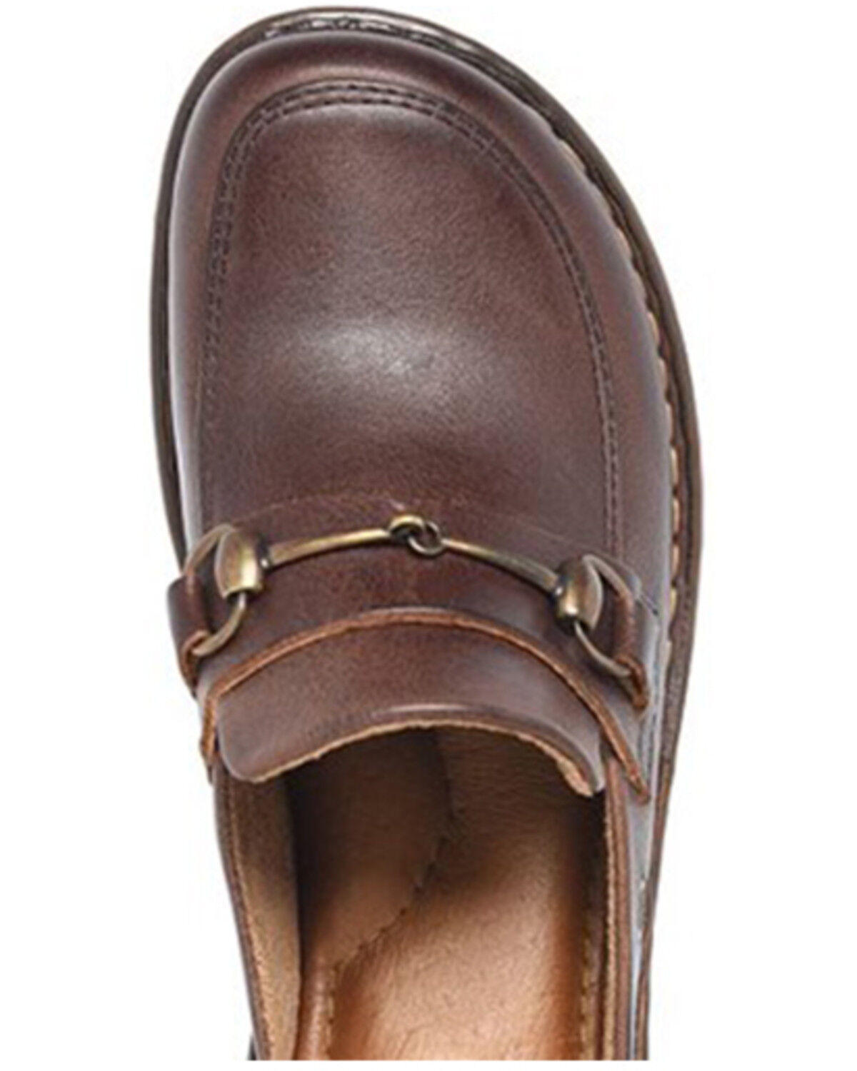 Image #6 - Born Women's Tally Slip-On Casual Shoes - Moc Toe, Brown, hi-res