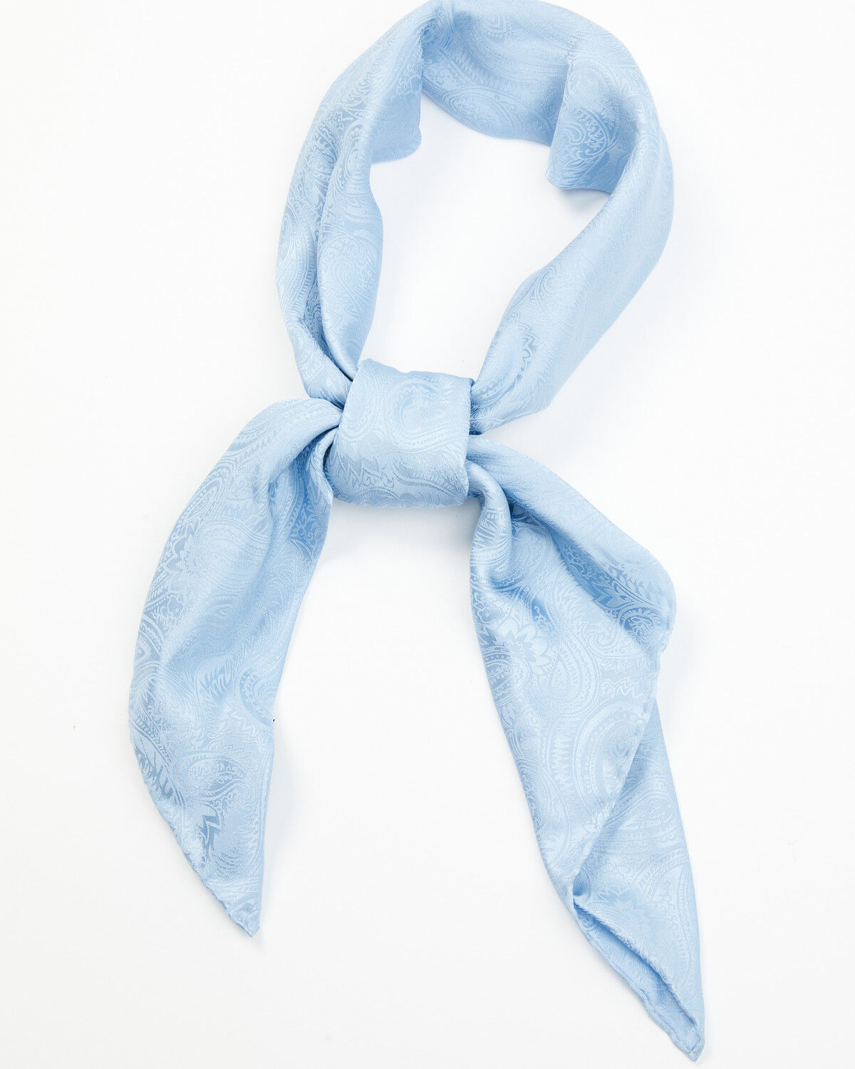 Image #1 - Cody James Silk Jacquard Wild Rag Scarf, Steel Blue, hi-res