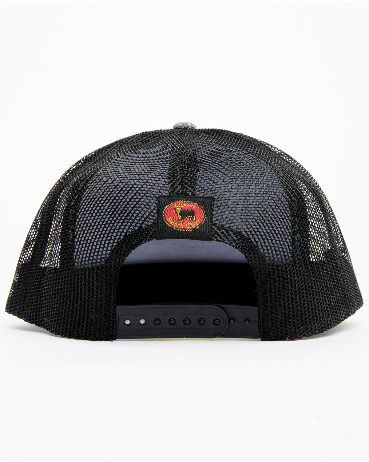 Image #3 - Lazy J Ranch Wear Men's America's Best Patch Trucker Cap, Charcoal, hi-res