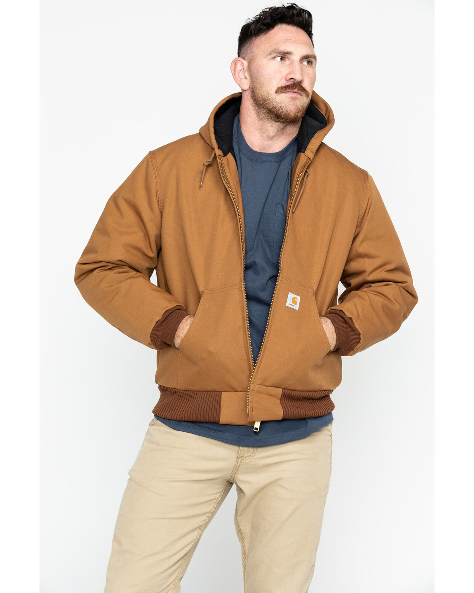 Carhartt Quilted Flannel-Lined Duck Active Jacket - Country Outfitter