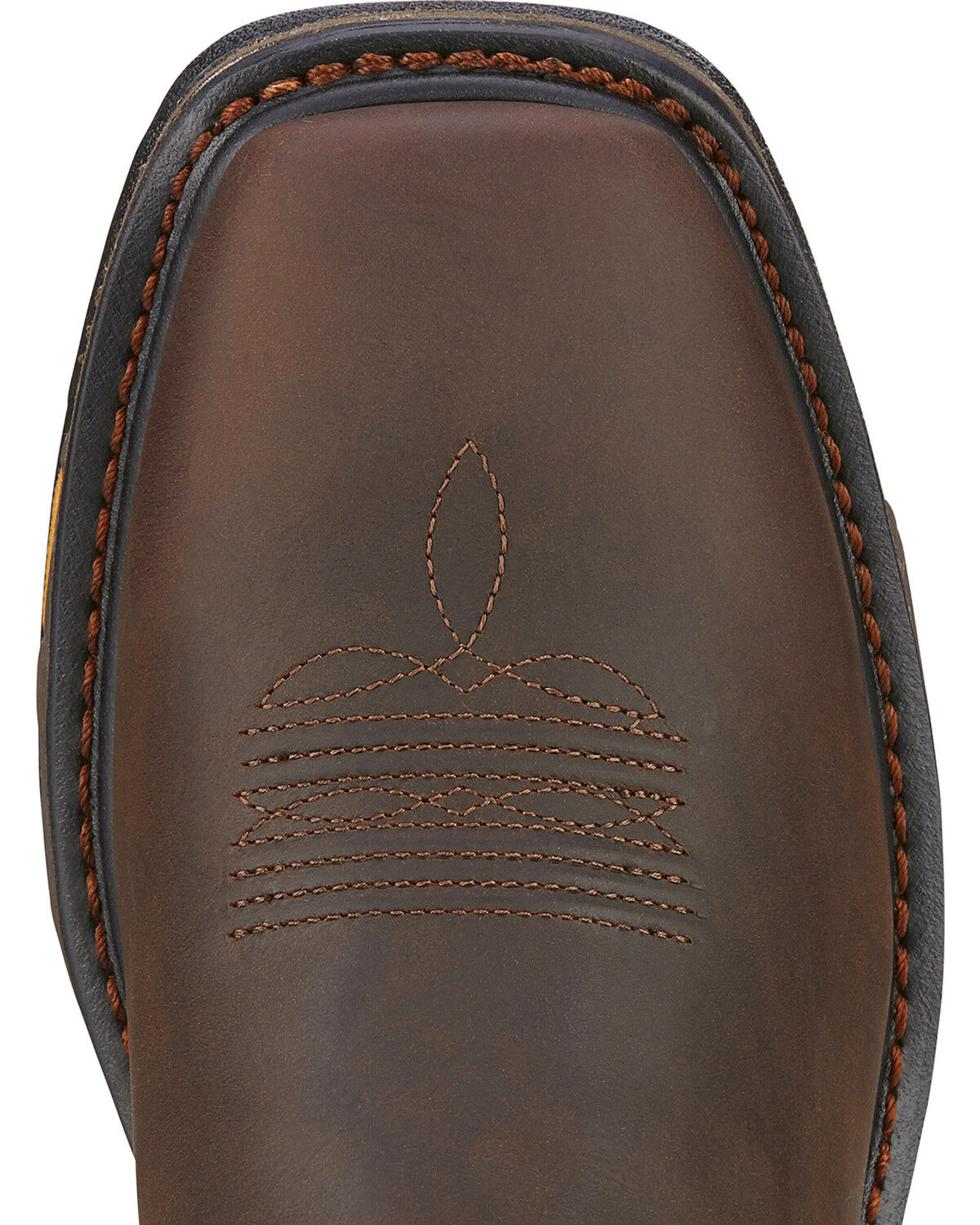 Image #4 - Ariat Men's WorkHog® Pull-On Work Boots - Steel Toe, Earth, hi-res