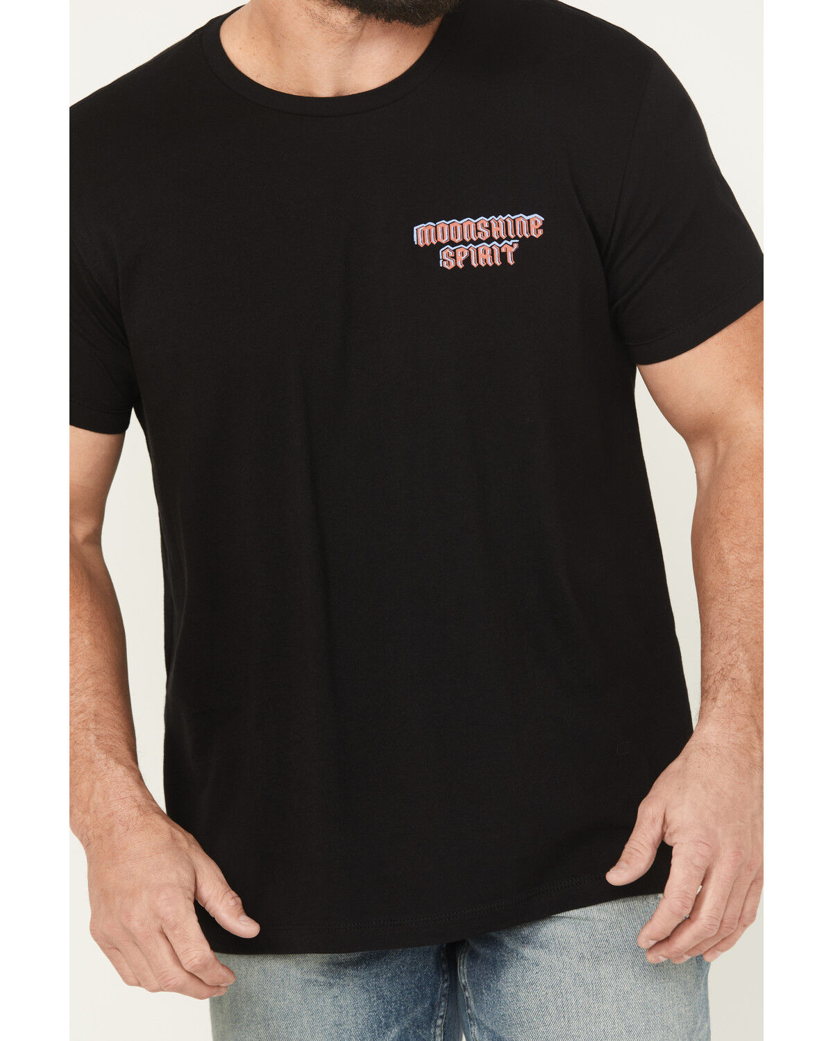 Image #4 - Moonshine Spirit Men's Snake Pit Whiskey Short Sleeve Graphic T-Shirt, Black, hi-res