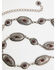 Image #2 - Shyanne Women's Sunburst Concho Chain Belt, Silver, hi-res