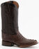 Ferrini Men's Exotic Caiman Western Boots - Broad Square Toe, Chocolate, hi-res