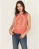 Image #1 - Ariat Women's Desert Club Sleeveless Graphic Tank Top, Rust Copper, hi-res