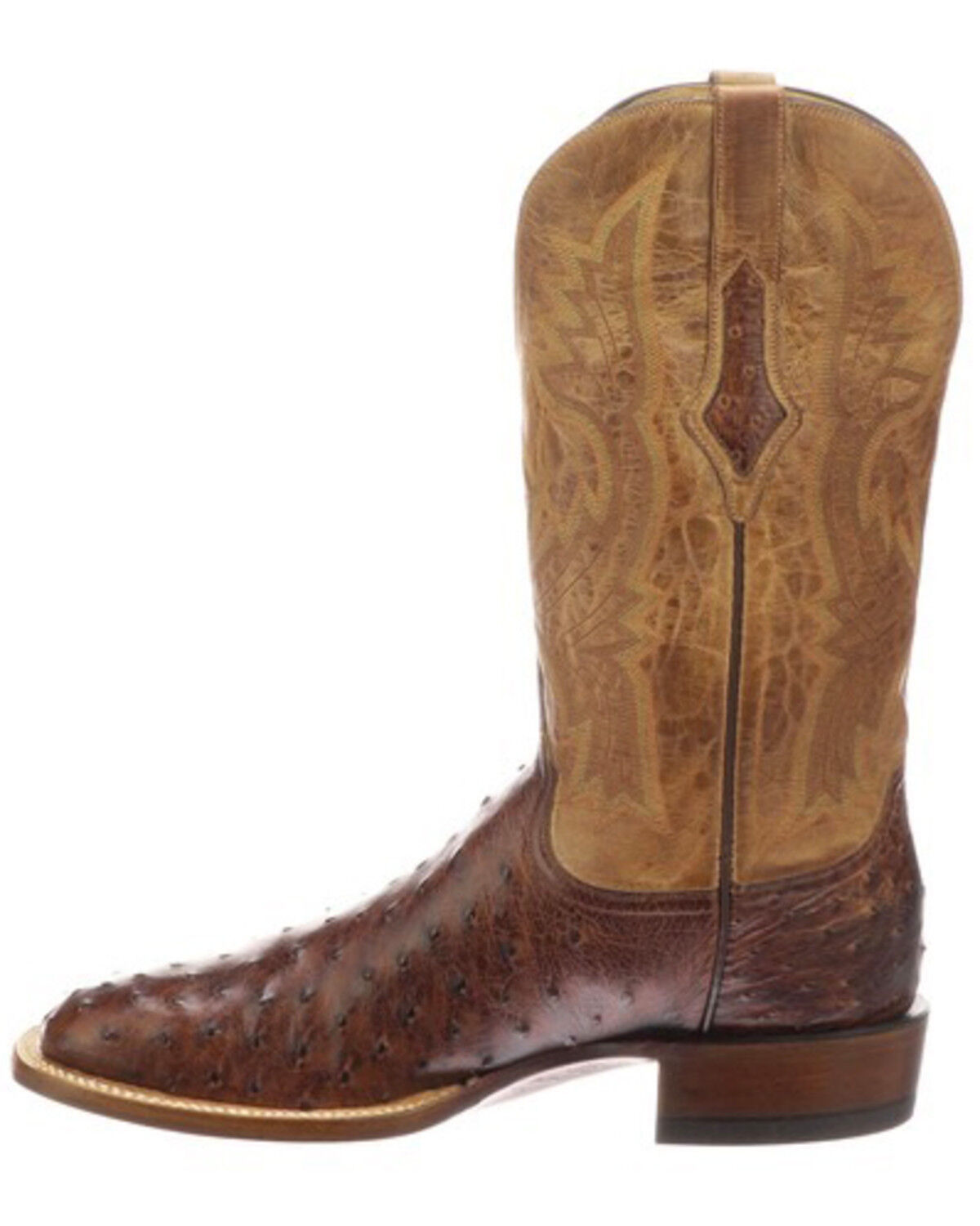 Image #3 - Lucchese Men's Cliff Exotic Western Boots - Square Toe, , hi-res