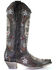 Image #2 - Corral Women's Sugar Skull Embroidery Western Boots - Snip Toe, Black, hi-res