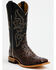 Image #1 - Horse Power Men's Ostrich Print Western Boots - Broad Square Toe, Brown, hi-res