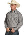 Cowboy Hardware Men's Paisley and Diamond Stitched Long Sleeve Shirt, Navy, hi-res