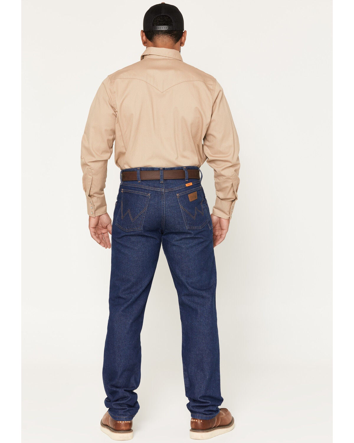 Image #3 - Wrangler Men's FR Relaxed Fit Work Jeans, Denim, hi-res