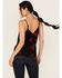 Image #4 - Idyllwind Women's Chase Floral Print Lace Trim Cami Tank, Black, hi-res