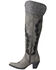 Junk Gypsy by Lane Women's Hard To Handle Over The Knee Boots - Snip Toe, Grey, hi-res