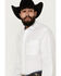 Image #2 - Ariat Men's Winkle Free  Long Sleeve Button-Down Western Shirt , White, hi-res