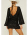 By Together Women's Sequin Flare Dress, Black, hi-res