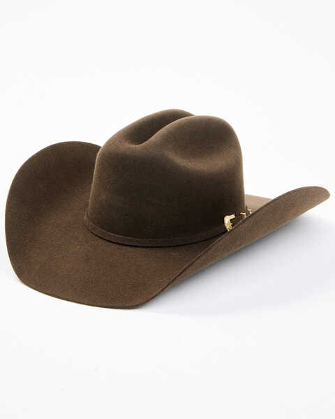 Cody James Men's 3X Self Buckle Band Wool Felt Western Hat , Chocolate, hi-res