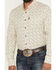 Image #3 - Ariat Men's Milton Printed Long Sleeve Button-Down Western Shirt, Off White, hi-res