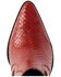 Image #6 - Matisse Women's Keith Snake Print Booties - Snip Toe, Red, hi-res