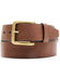 Image #1 - Hawx Men's Casual Leather Belt , Brown, hi-res