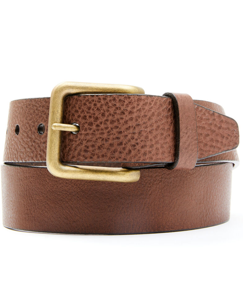 Hawx Men's Brown Casual Leather Belt , Brown, hi-res