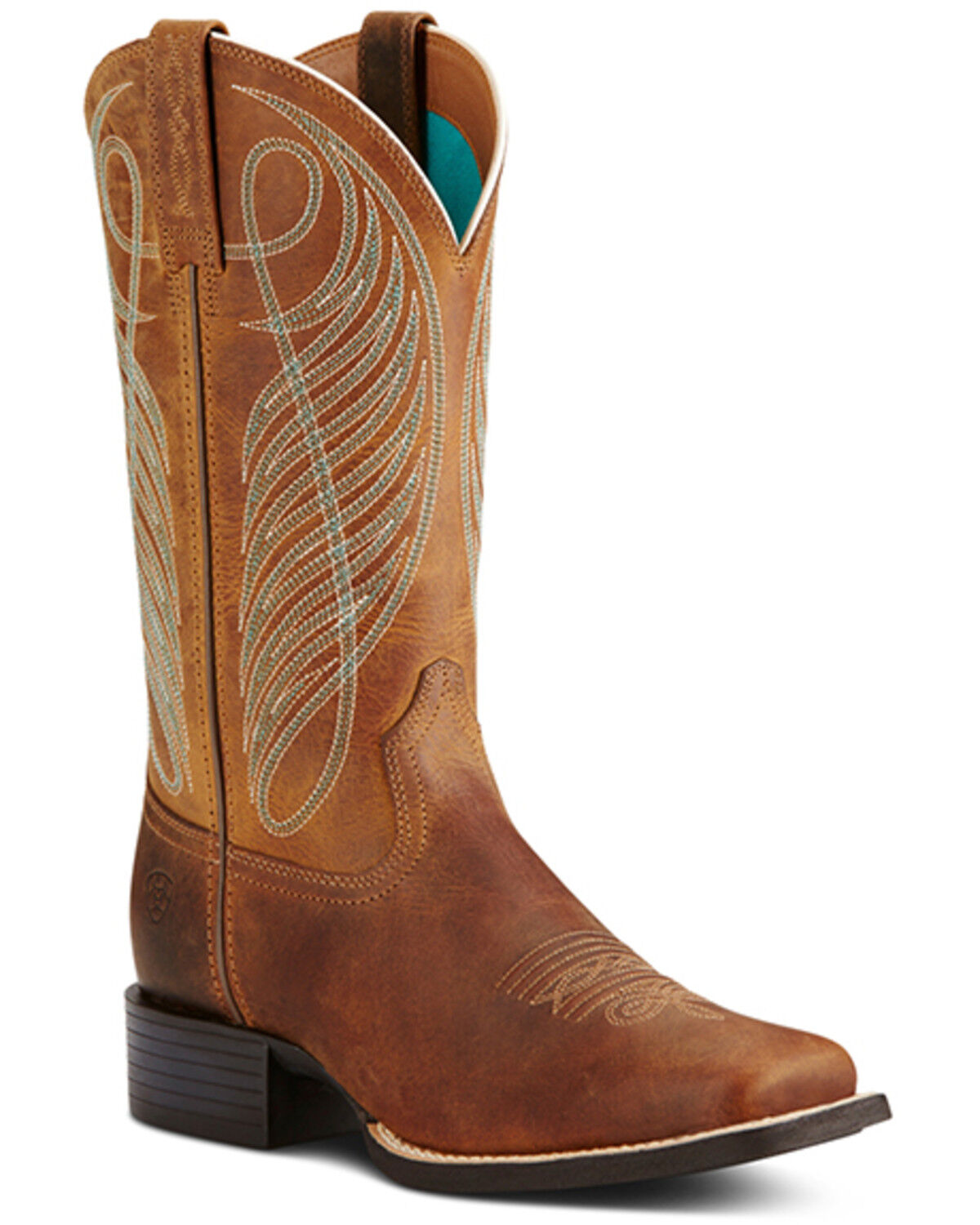 wide calf square toe cowgirl boots