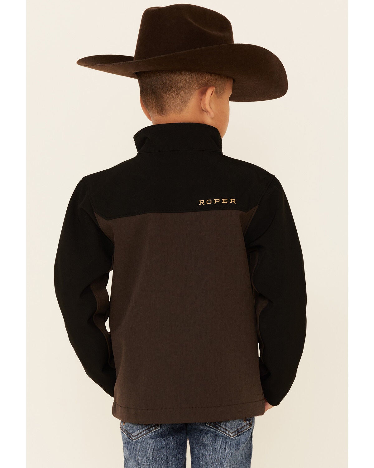 Roper Boys' Brown \u0026 Black Hi Tech 